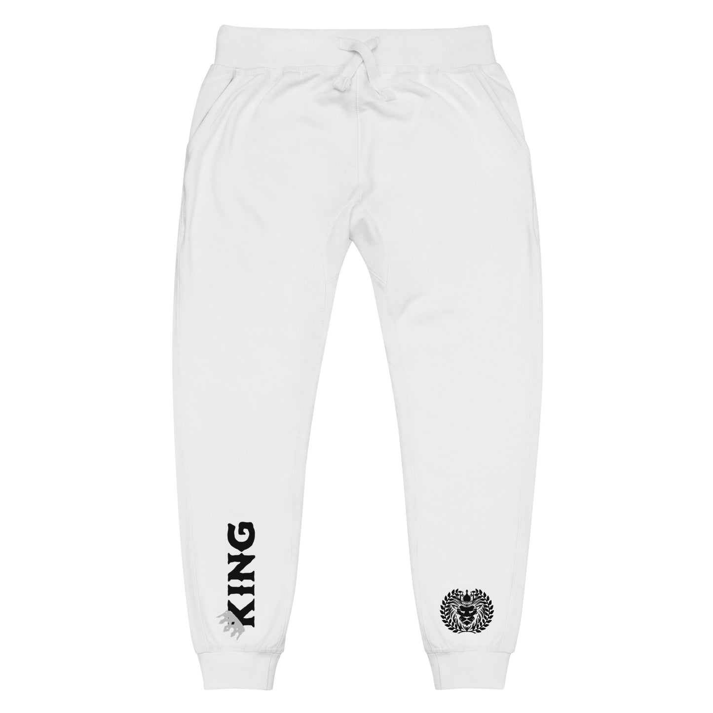 Black Winter King Sweatpants